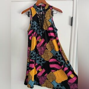 Nightmare Before Christmas Sally patchwork dress